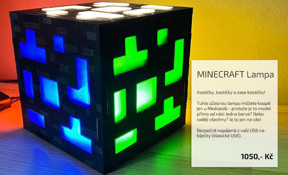 Minecraft lampa od MEDVJED.store